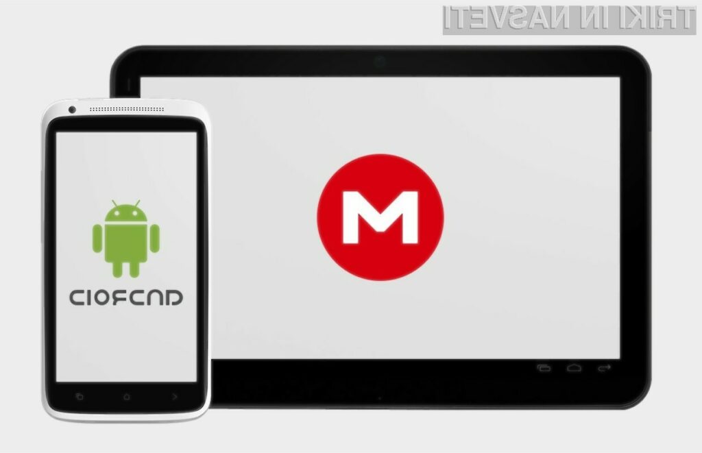 Oblačna storitev Mega je odslej dostopna tudi preko mobilnih naprav Android.