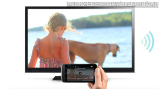 Prikazovanje vsebin iz mobilnih naprav Android na domači televizor še nikoli ni bilo enostavnejše!