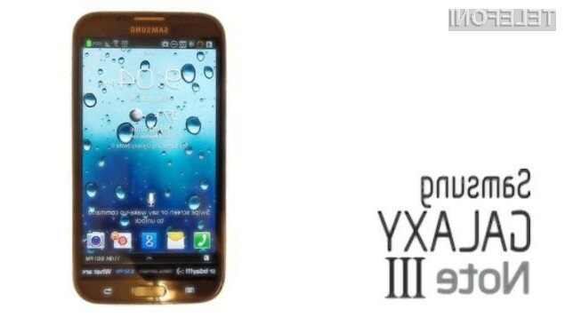Zahtevnejši uporabniki se bodo pametnemu mobilnemu telefonu Samsung Galaxy Note 3 le stežka uprli!