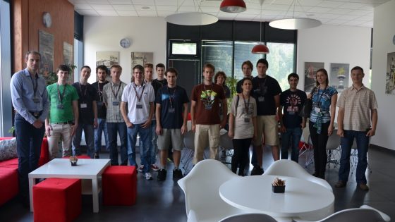 Udeleženci poletne šole EdIT na lokaciji v Ljubljani