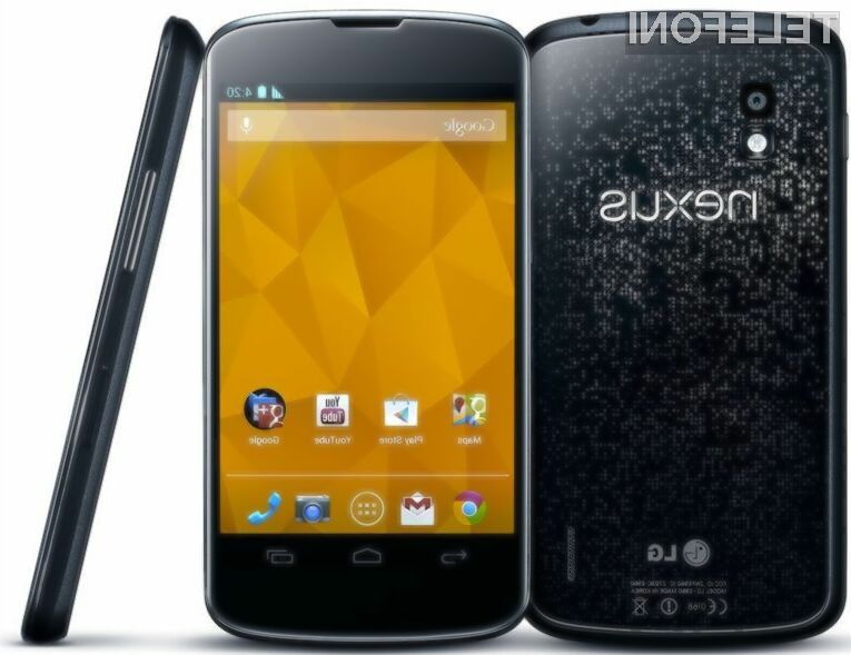 Pametni mobilni telefon Google Nexus 4 naj bi se kmalu pocenil tudi tam, kjer ga je mogoče kupiti le v prosti prodaji!