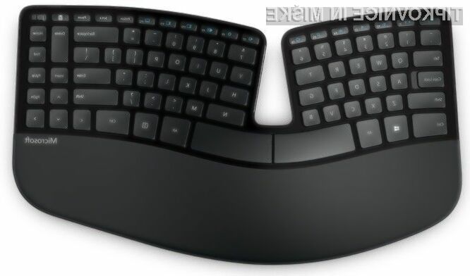Vrhunska tipkovnica Microsoft Sculpt Ergonomic Keyboard navdušuje tudi z nenavadno obliko!