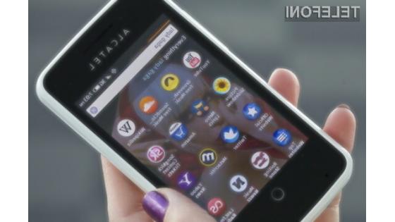 Mobilnik Alcatel One Touch Fire s Firefoxom OS naj bi zlahka prepričal evropske uporabnike storitev mobilne telefonije.