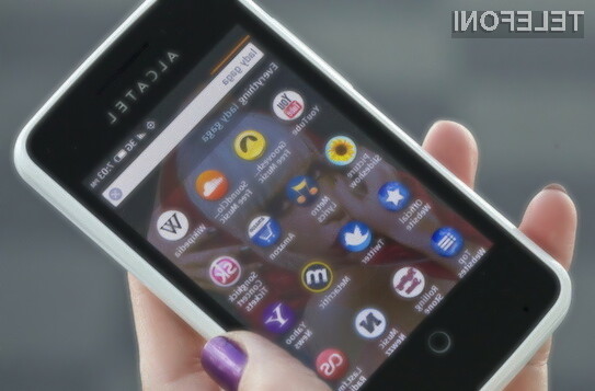 Mobilnik Alcatel One Touch Fire s Firefoxom OS naj bi zlahka prepričal evropske uporabnike storitev mobilne telefonije.