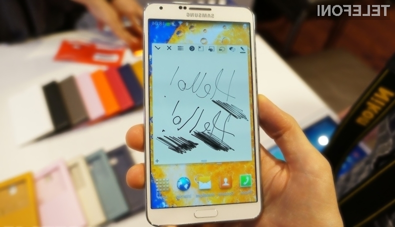 Zahtevnejši uporabniki se bodo pametnemu mobilniku Samsung Galaxy Note 3 le stežka uprli!