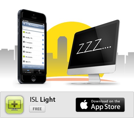 ISL Light si naložite brezplačno in dostopajte do vaših oddaljenih računalnikov, tudi če so izklopljeni
