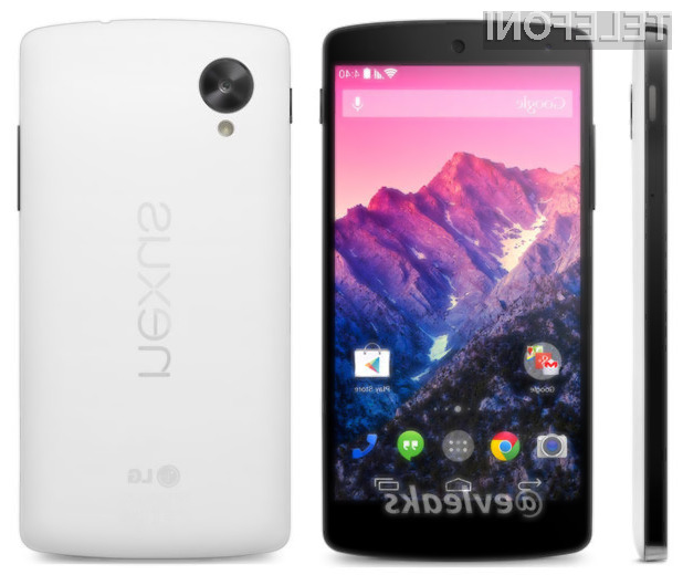Mobilnik Google Nexus 5 naj bi ponujal odlično razmerje med ceno in zmogljivostjo!