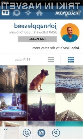 Instagram za Windows Phone 8 vas bo takoj prevzel!