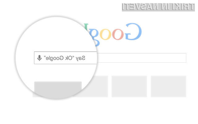 Google Voice Search Hotword za spletni brskalnik Google Chrome vas bo takoj prevzel!