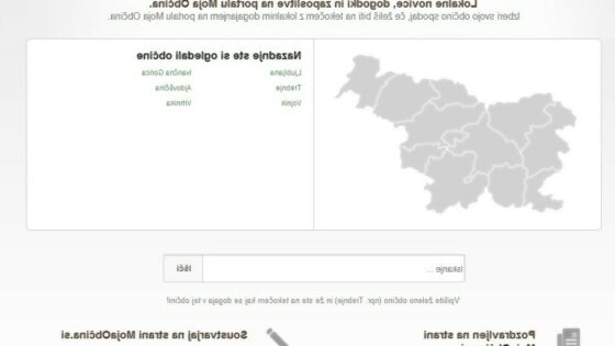 Portal MojaObčina.si nudi lokalne novice in napovedi lokalnih dogodkov.