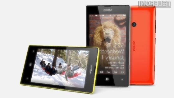 Za pametni mobilni telefon Nokia Lumia 525 bo pri nas potrebno odšteti le okoli evrskega stotaka!