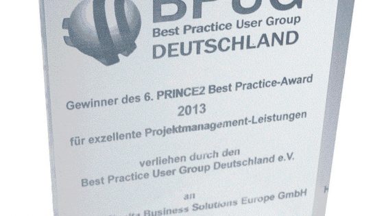 Konica Minolta je osvojila nagrado PRINCE2 Best Practice Award 2013