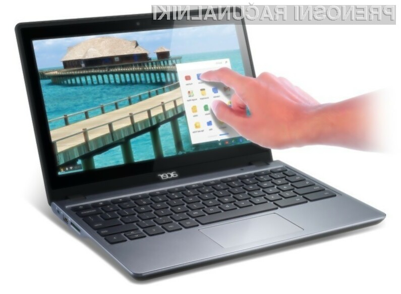 Kompaktni prenosni računalnik na dotik Acer Chromebook bo zlahka prepričal tudi nekoliko zahtevnejše uporabnike!