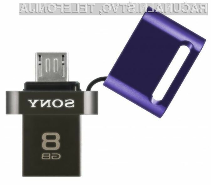 Sonyjev pomnilniški ključ USB za pametne mobilnike lahko uporabljamo tudi na osebnih računalnikih!
