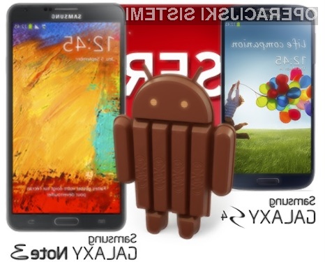Android 4.4 KitKat se bo odlično prilegal mobilnikoma Samsung Galaxy S4 in Galaxy Note 3!