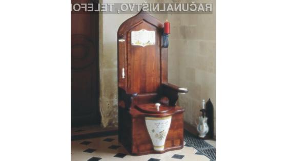 6. Kraljevi lesen WC, ki ga sicer te dni ni na zalogi.