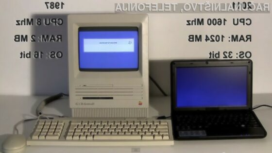 Kdo je hitrejši? Mac iz leta 1987 ali PC iz leta 2011?