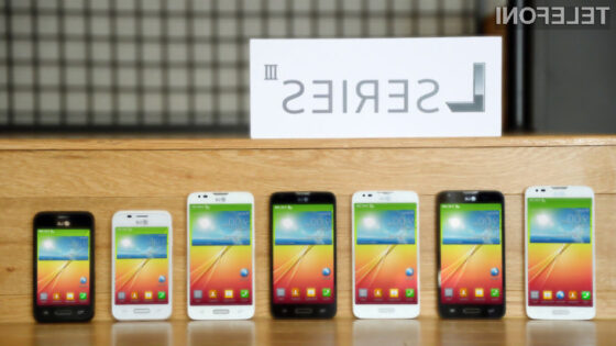 LG razkril tri nove pametne telefone L serije III