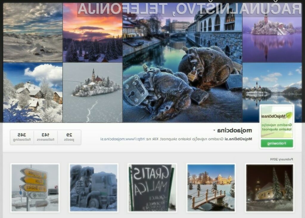 Lepote Slovenije na Instagramu.