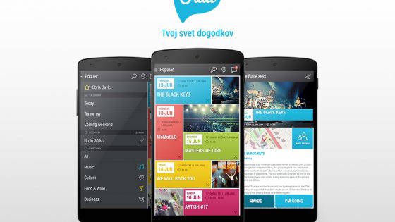 Mobilna aplikacija Olaii za aktualne dogodke v vaši bližini