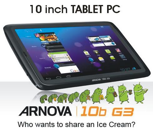 Arnova tablet PC with Android