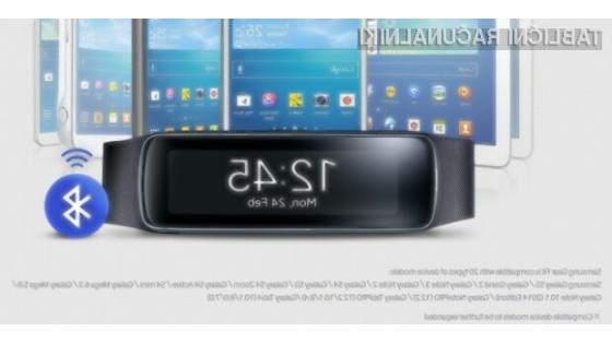 Tablični računalniki družine Galaxy Tab 4 bodo polno združljivi s pametno ročno uro Sasmung Gear Fit.