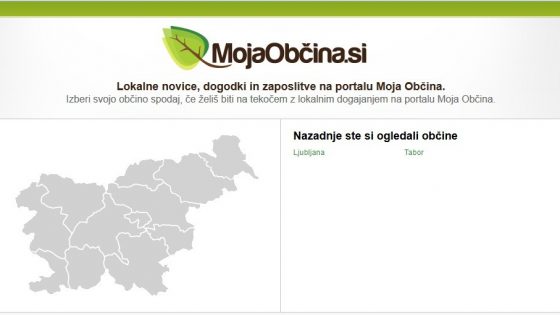 MojaObčina.si je lokalni vir za novice, dogodke, zanimivosti, razprave in ostale lokalne informacije iz tvoje občine.