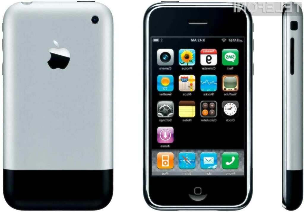 Čeprav je prvi mobilnik iPhone vsaj po funkcijah močno zaostajal za konkurenco, se je uporabnikom takoj prikupil!