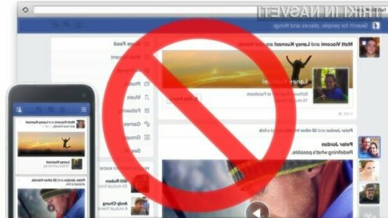 Samodejno predvajanje videoposnetkov na Facebooku lahko žal povsem izključimo le na osebnih računalnikih!