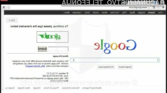 Algoritem spletne storitve Google Street View lahko varnosti sistem CAPTCHA rzvozla s kar 99,8 odstotno natančnostjo.