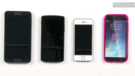 Pametni mobilni telefon Apple iPhone 6 bo po velikosti povsem primerljiv z Googlovim mobilnikom Nexus 5.