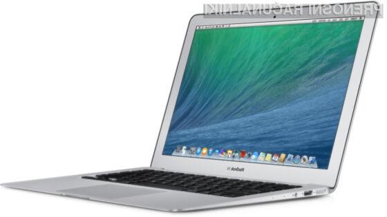 Novi prenosni računalniki Apple družine MacBook Air so opremljeni s 100 megahercev hitrejšimi procesorji in so za 100 evrov cenejši od predhodnikov.