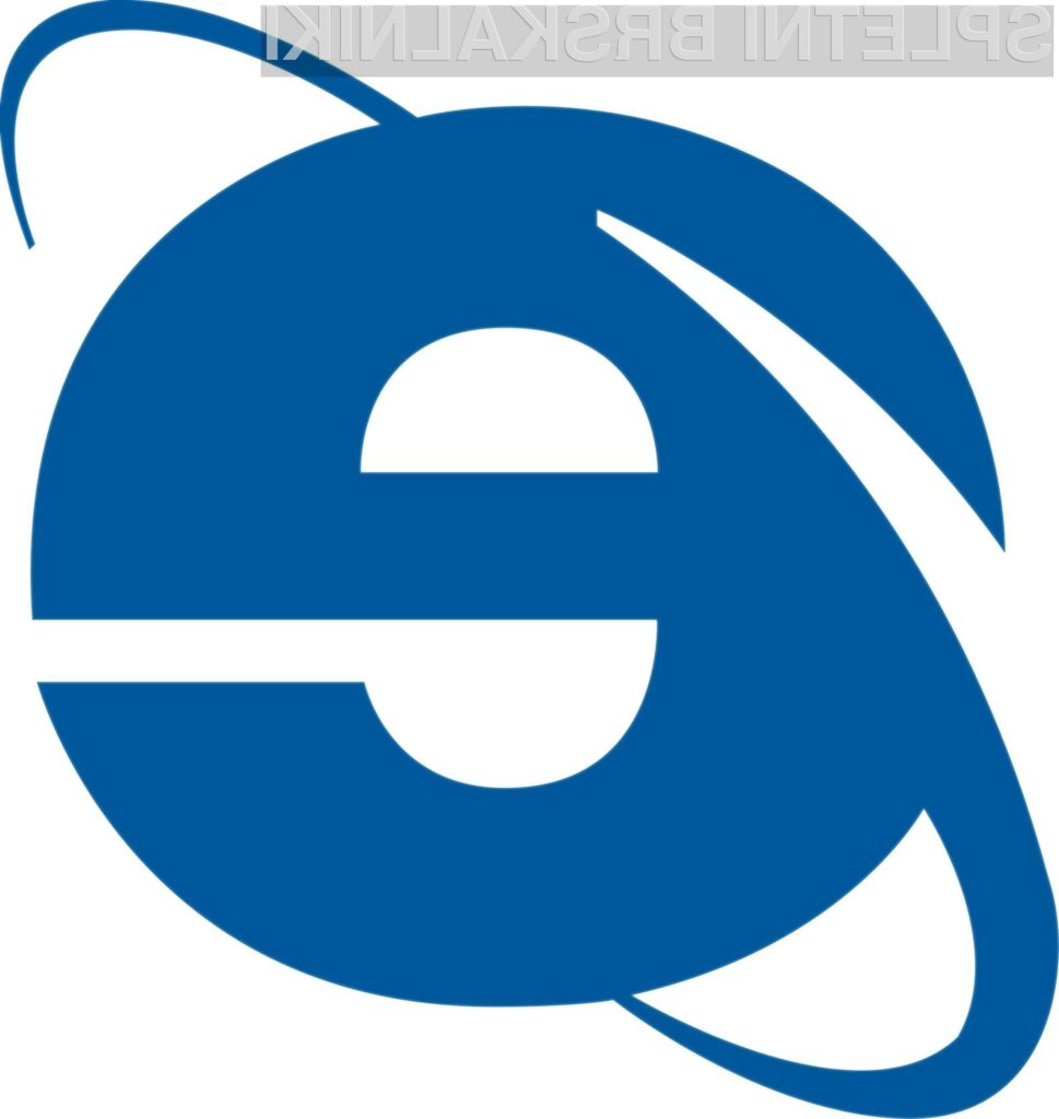 Microsoft Internet Explorer se ne da!