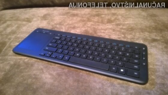 Tipkovnica Microsoft All-In-One Media Keyboard je kot nalašč za filmofile in igričarje.