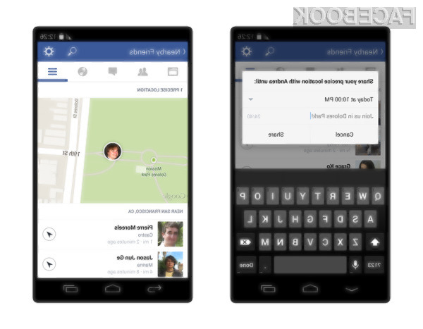 Facebook funkcionalnost za iskanje trenutno omogoča le uporabnikom njegove mobilne aplikacije onkraj luže.