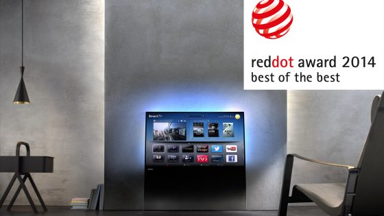 Nagrada Red Dot za izjemen dizajn philipsovih TV DesignLine in Elevation