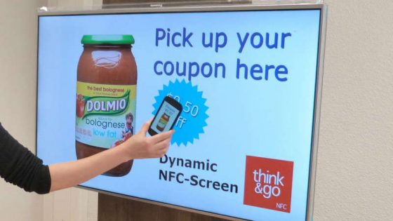 NFC zasloni v trgovinah - je to prihodnost?