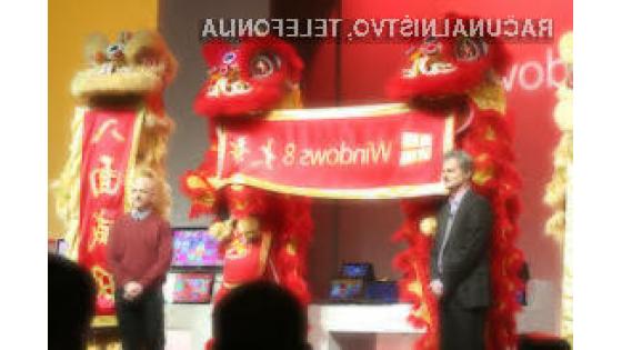 Kitajska ne verjame v varnost operacijskega sistema Windows 8!