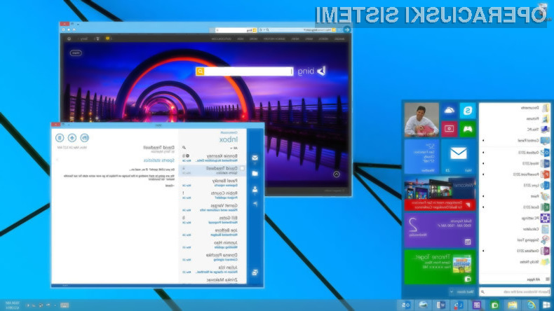 Končna različica operacijskega sistema Windowsa 9 naj bi bila nared za množično uporabo že aprila leta 2015.