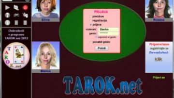 Na TAROK.net lahko igrate tarok prek spleta.