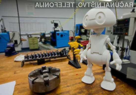 Intelovega robota bo potrebno natisniti z lastnim tridimenzionalnim tiskalnikom in ga na koncu tudi sestaviti!