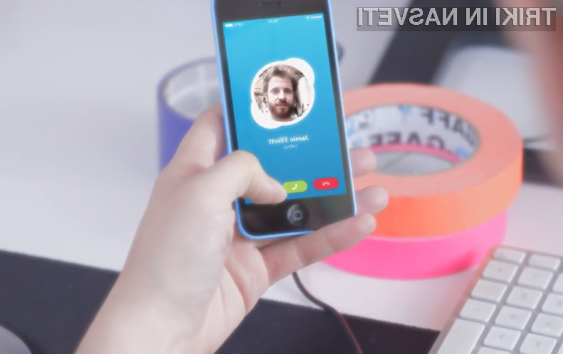 Prenovljeni Skype za iPhone se sedaj lahko brez težav kosa s konkurenčnimi rešitvami Viber, WhatsApp, Line in Snapchat.