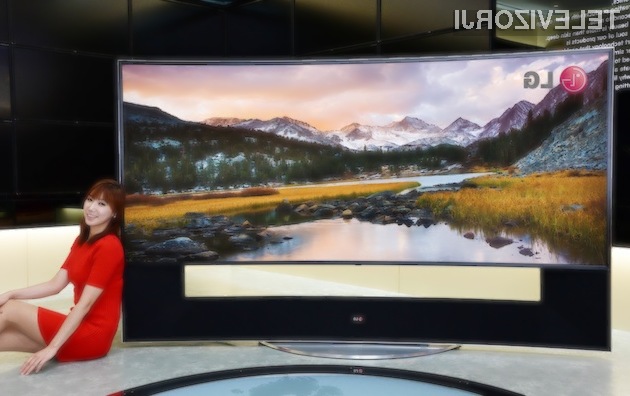 Ukrivljen 105-palčni televizor LG se bo zlahka prikupil tudi najzahtevnejšim uporabnikom.
