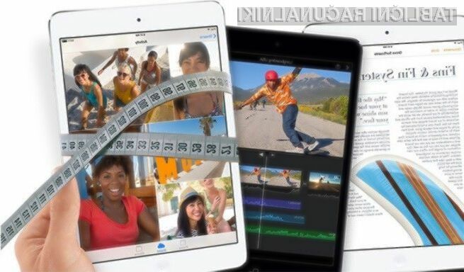 Apple naj bi v letošnjem letu ponudil v prodajo tako miniaturno tablico iPad Mini Air kot gigantsko iPad Pro.