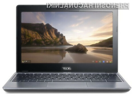 Prenovljeni prenosnik Acer C720 Chromebook bo zlahka kos tudi nekoliko zahtevnejšim opravilom!