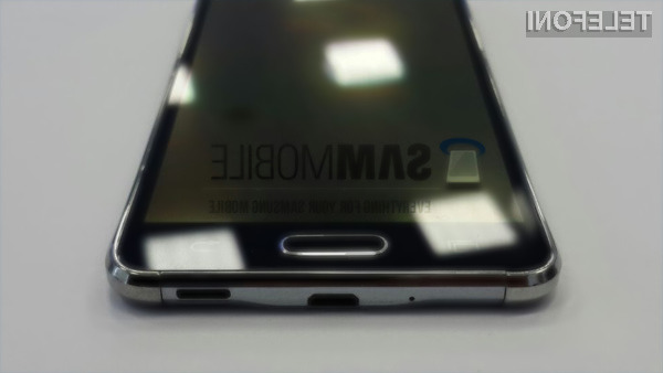 Pametni mobilni telefon Samsung Galaxy Alpha naj bi na prodajne police trgovin zašel pred iPhonom 6?