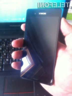 Pametni mobilni telefon Sony Xperia Z3 naj bi v debelino meril le sedem milimetrov!