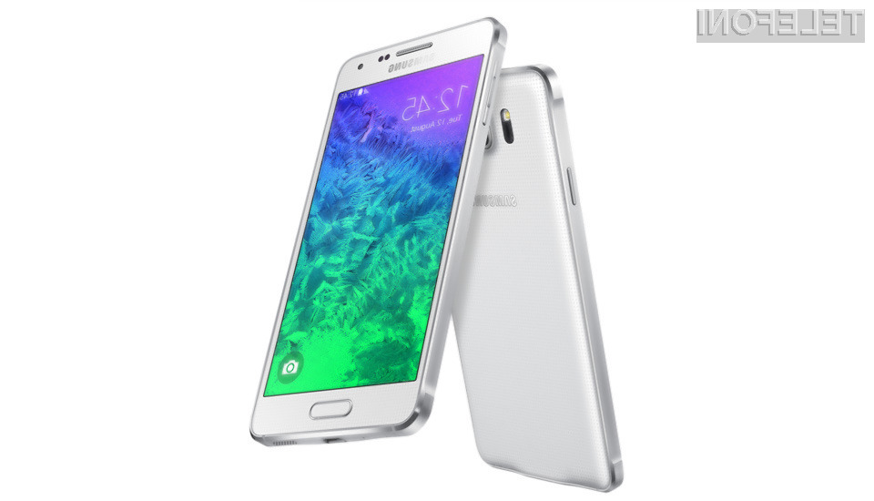 Pametni mobilni telefon Samsung Galaxy Alpha bo zlahka prepričal tudi poslovneže in petičneže!