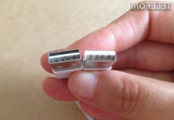 Simetrični priključek USB bi nedvomno razveselil marsikaterega uporabnika novega iPhona!