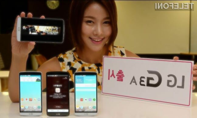 Pametni mobilni telefon LG G3 A je trenutno žal naprodaj le v Južni Koreji.